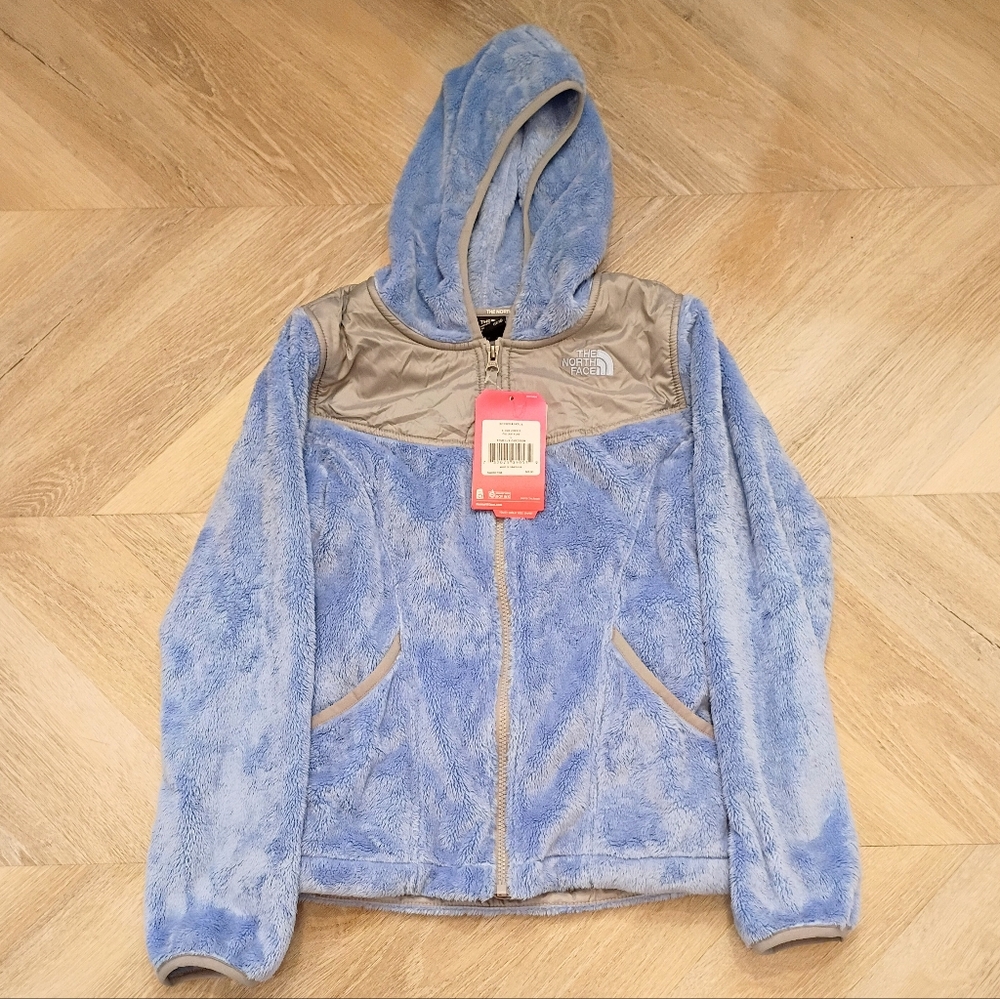 🌟 NWT The North Face G Oso Hoodie Collar Blue Large 12/14 🌟